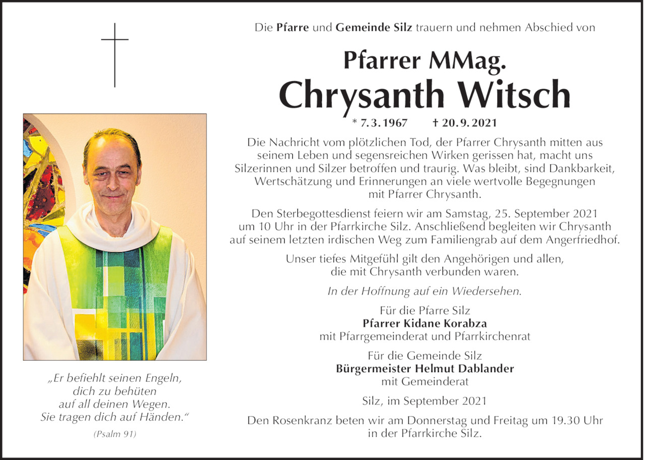 Chrysanth Witsch Bild