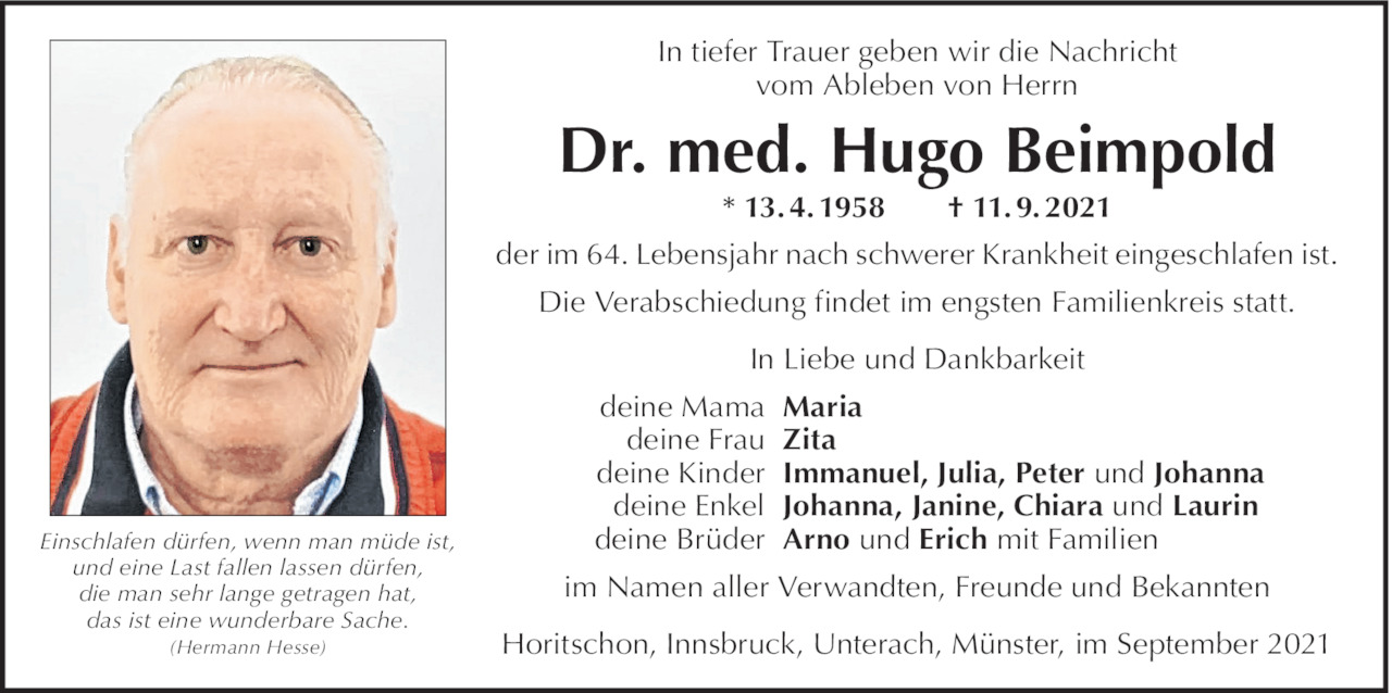 Hugo Beimpold Bild