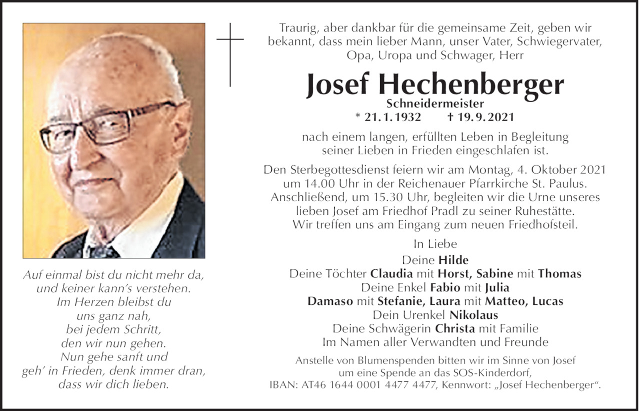 Josef Hechenberger Bild