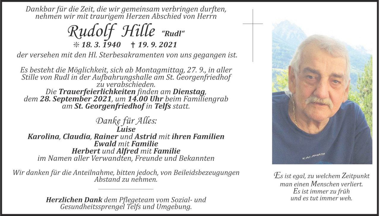 Rudolf Hille Bild