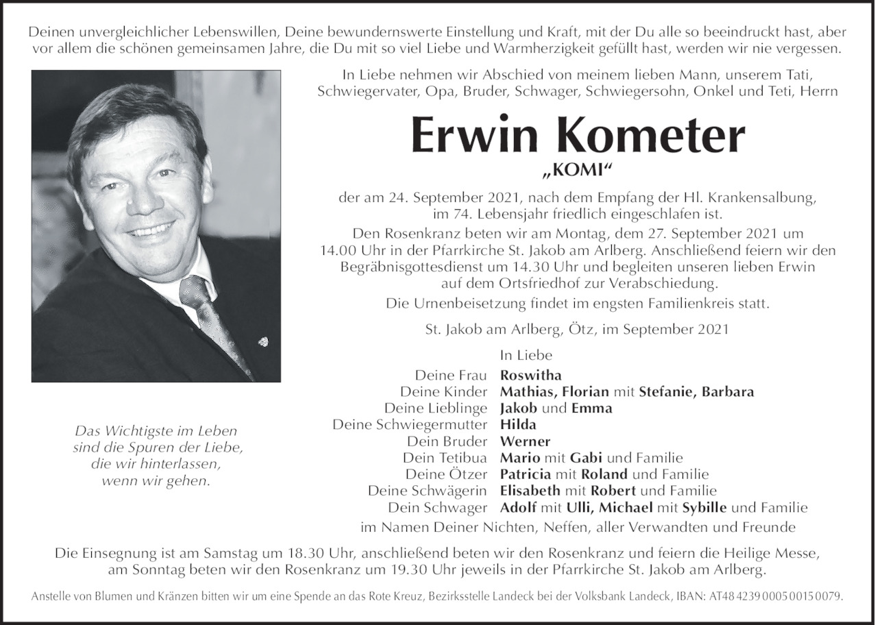 Erwin Kometer Bild