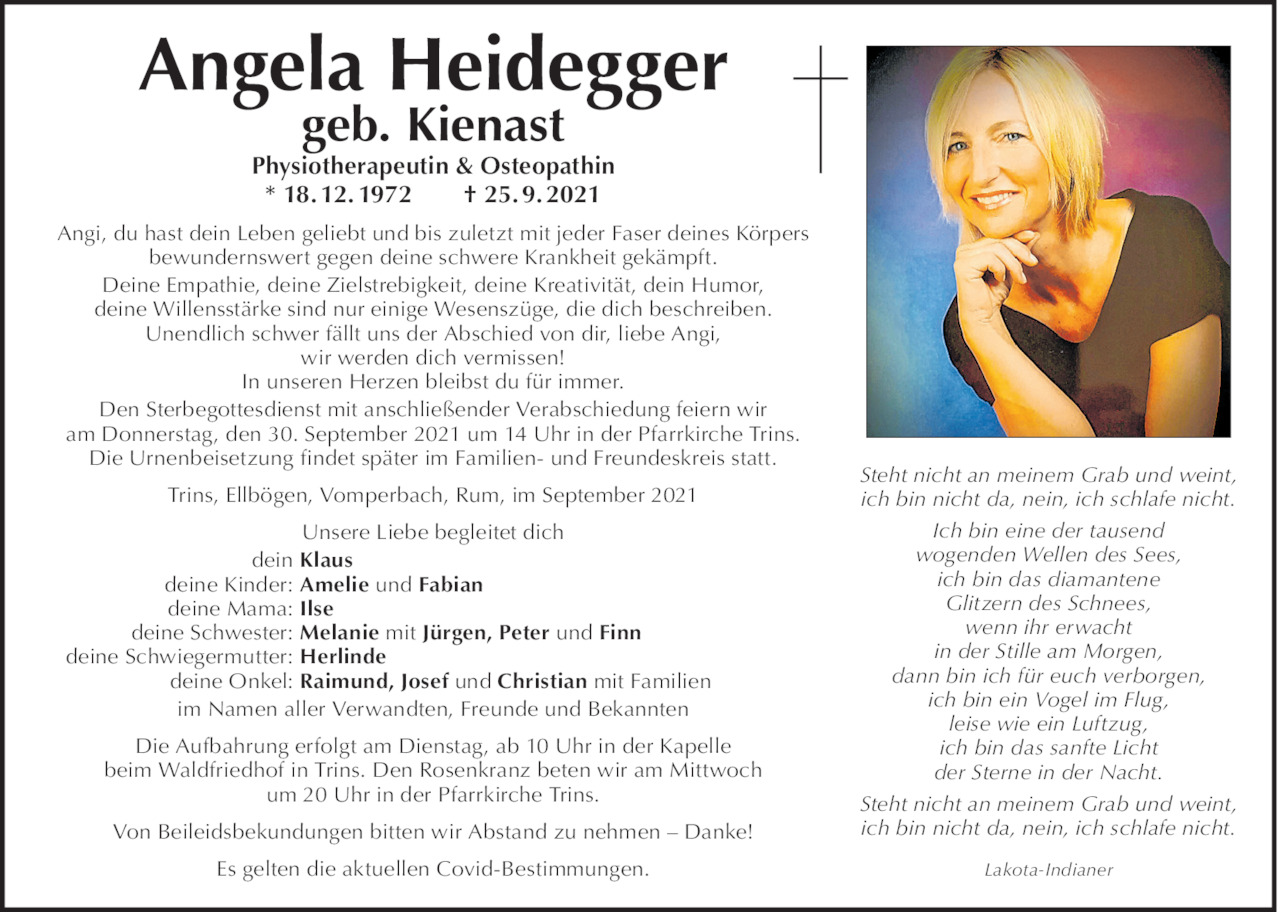 Angela Heidegger Bild
