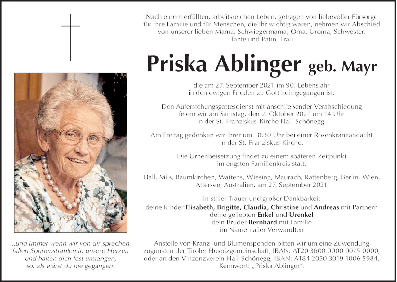 Priska Ablinger Bild