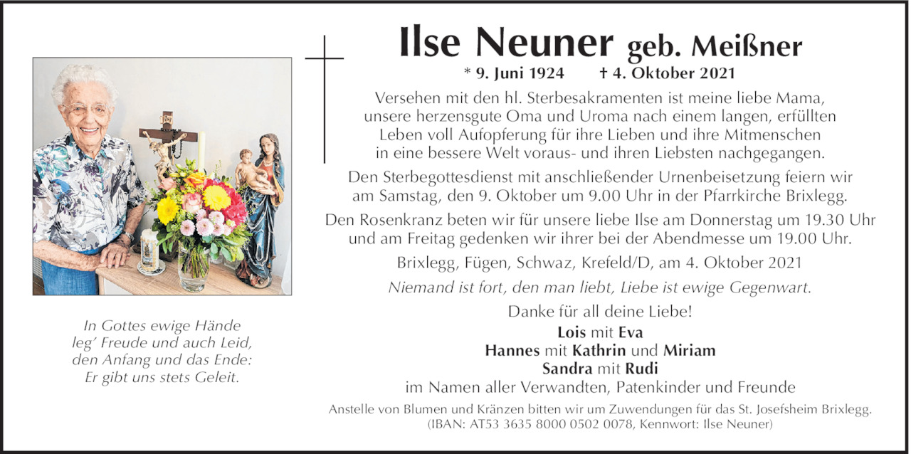 Ilse Neuner Bild