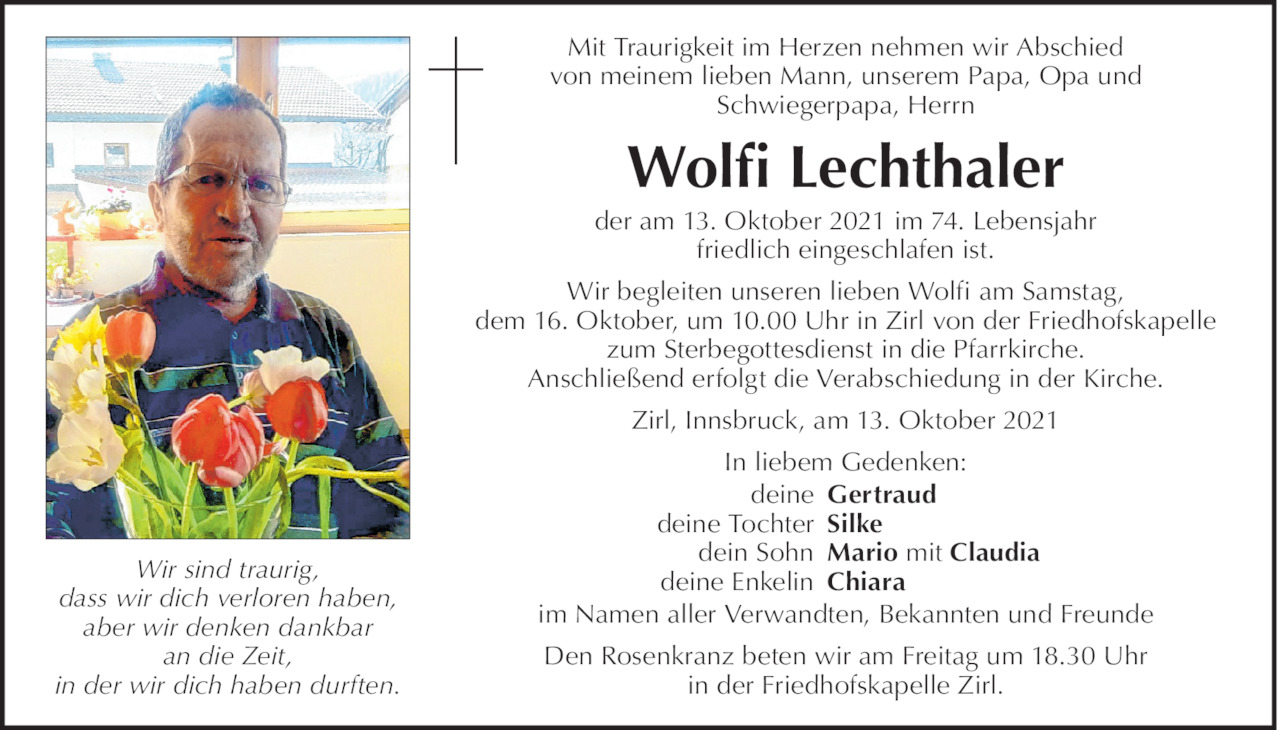Wolfgang Lechthaler Bild