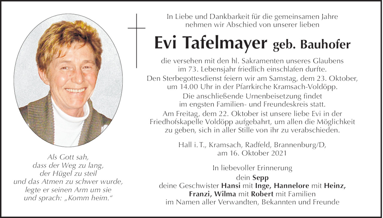 Evi Tafelmayer Bild