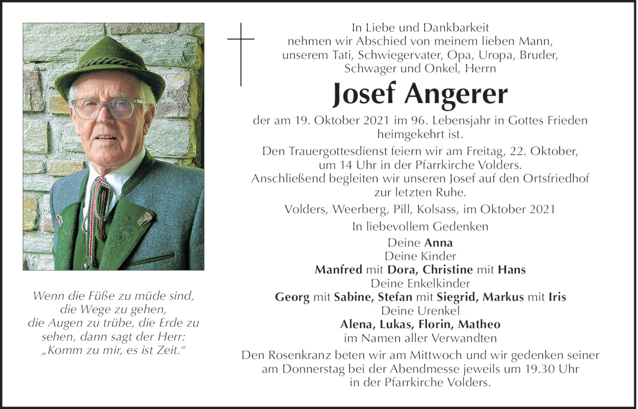Josef Angerer Bild