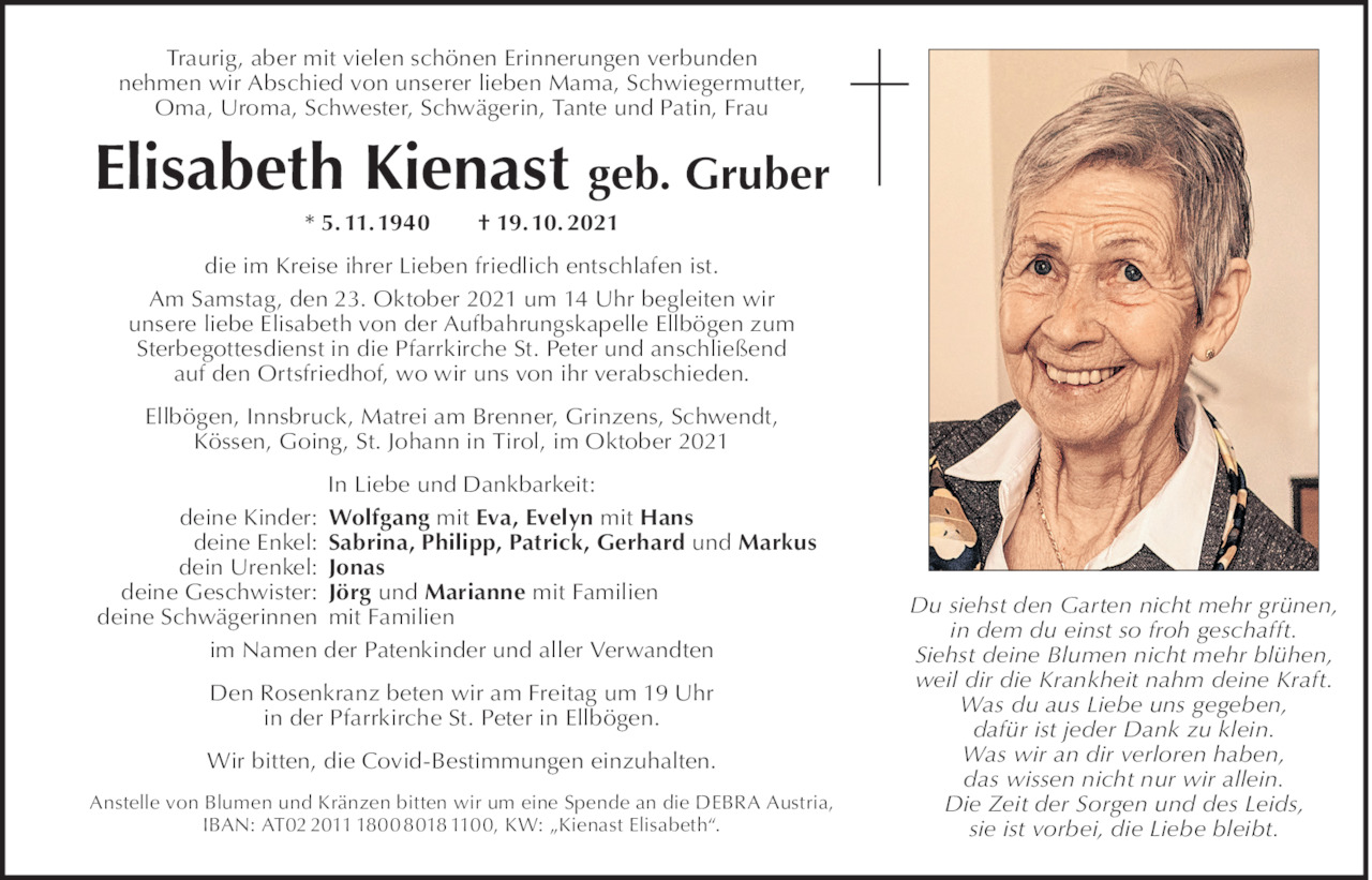 Elisabeth Kienast Bild