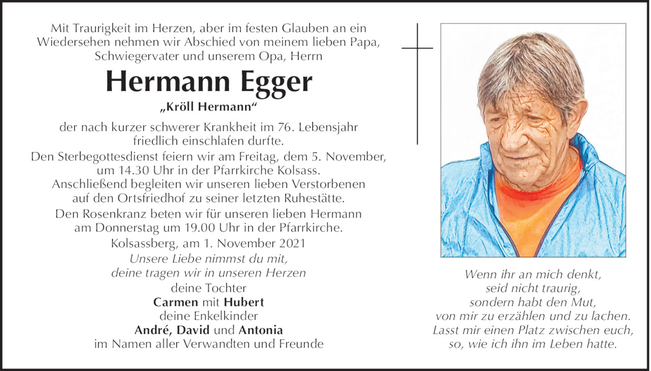 Hermann Egger Bild