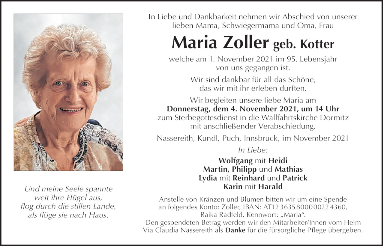 Maria Zoller Bild