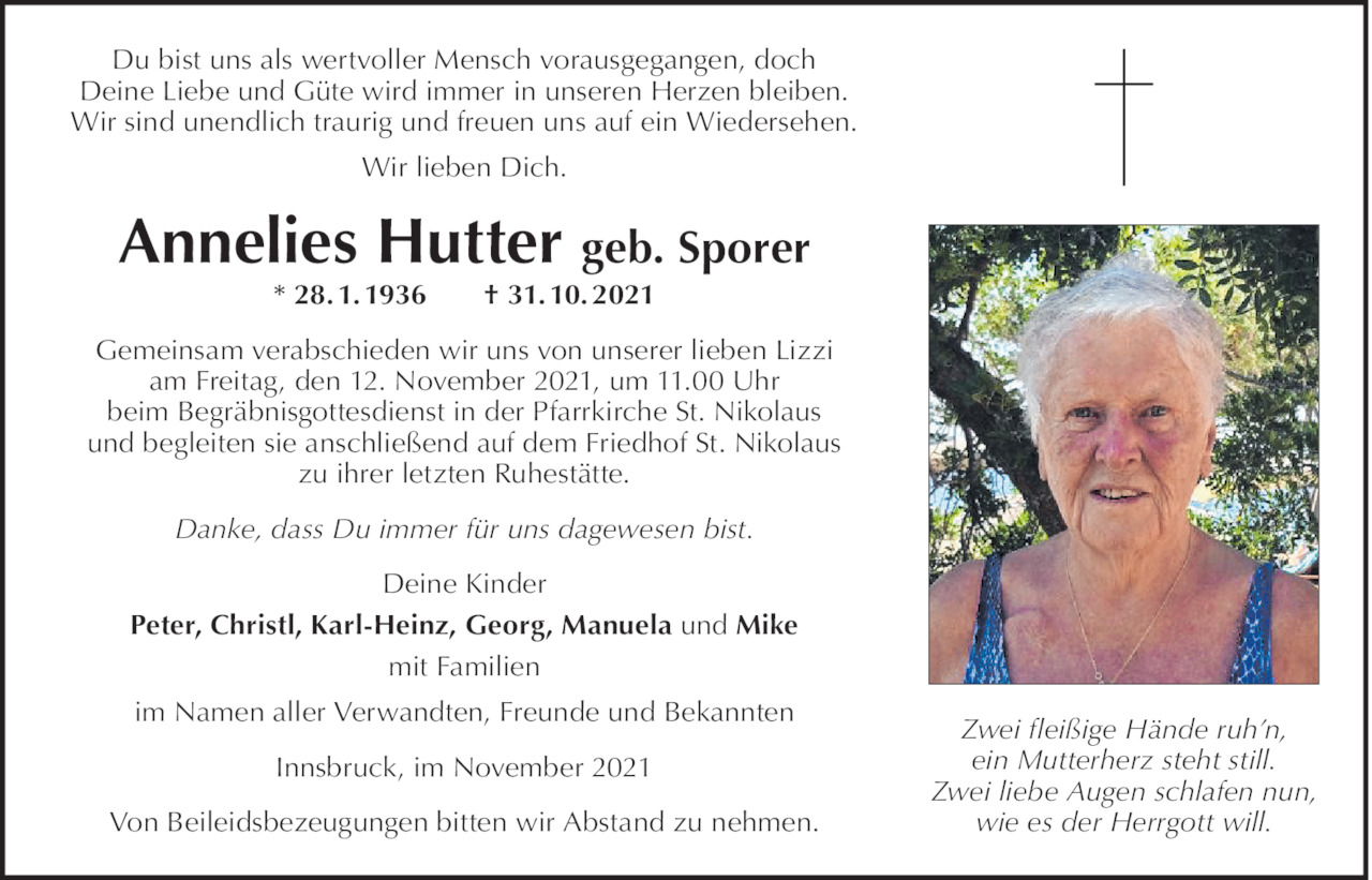 Annelies Hutter Bild