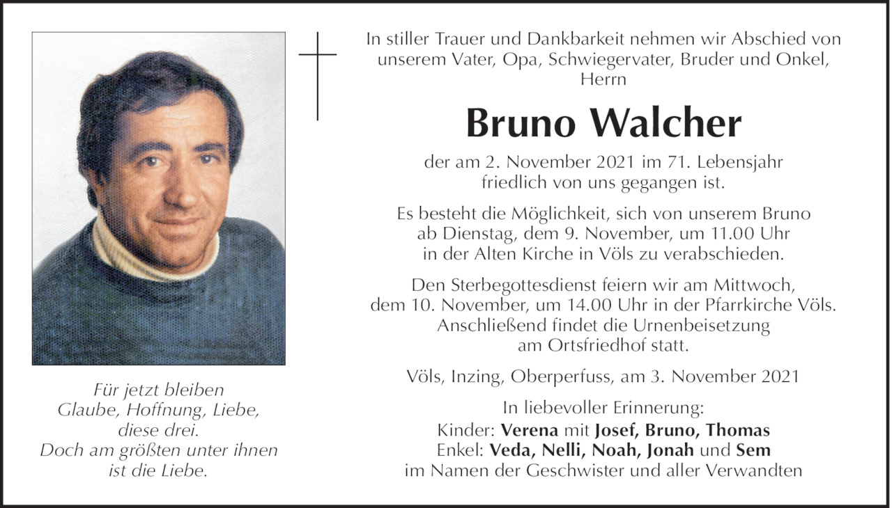 Bruno Walcher Bild