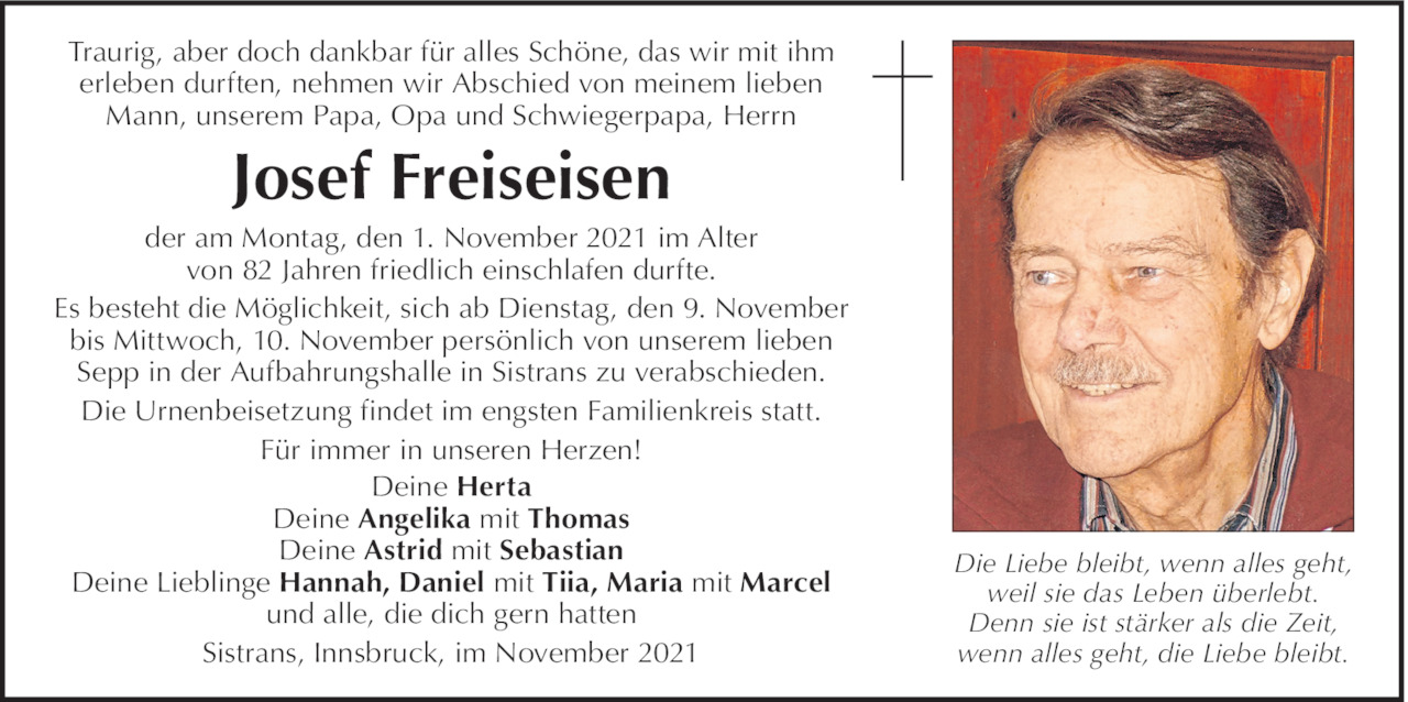 Josef Freieisen Bild
