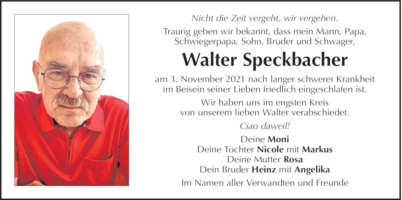 Walter Speckbacher Bild