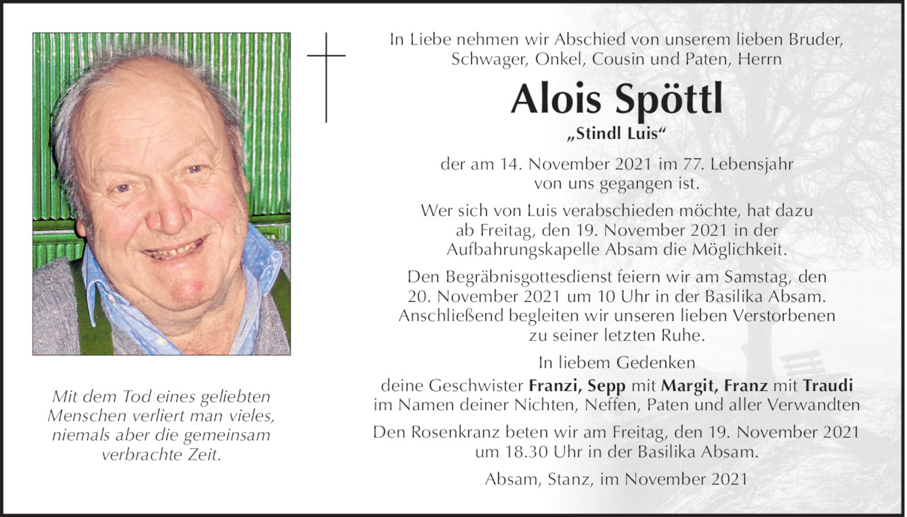 Alois Spöttl  Bild