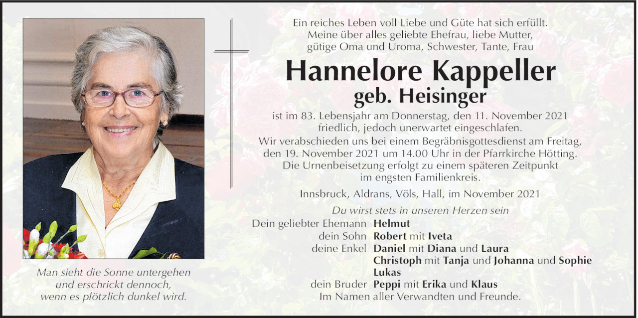 Hannelore Kappeller Bild