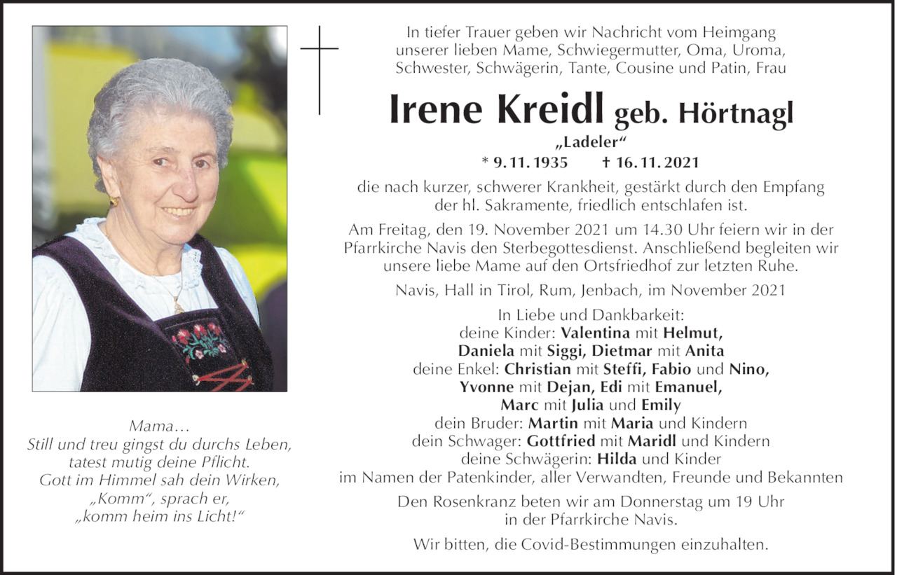 Irene Kreidl Bild