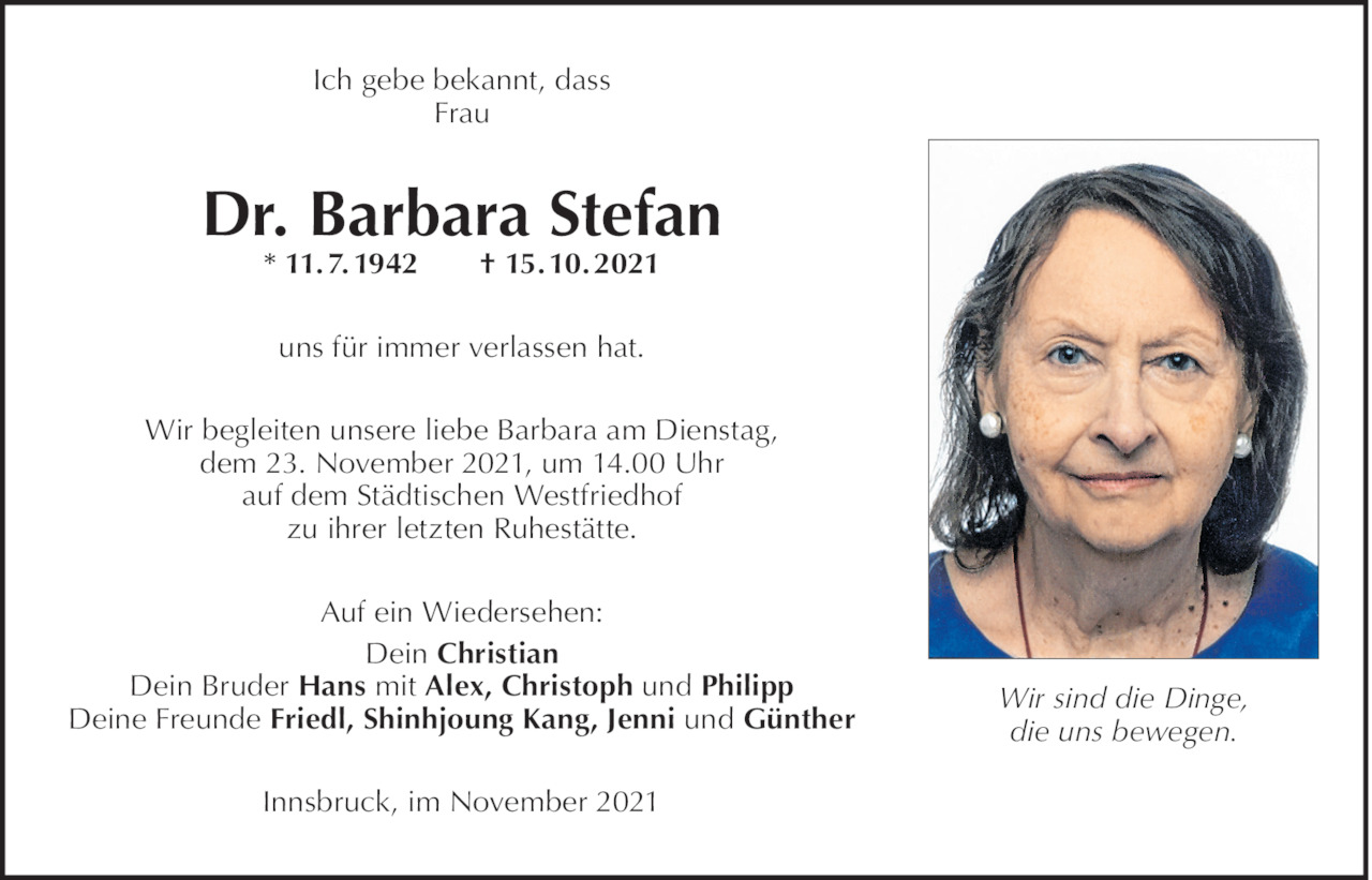 Barbara Stefan Bild