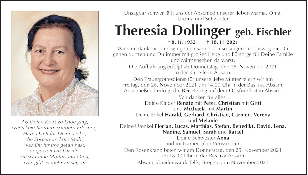 Theresia Dollinger Bild