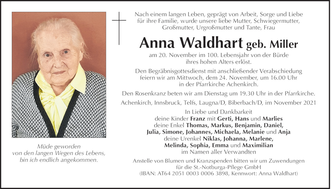 Anna Waldhart Bild