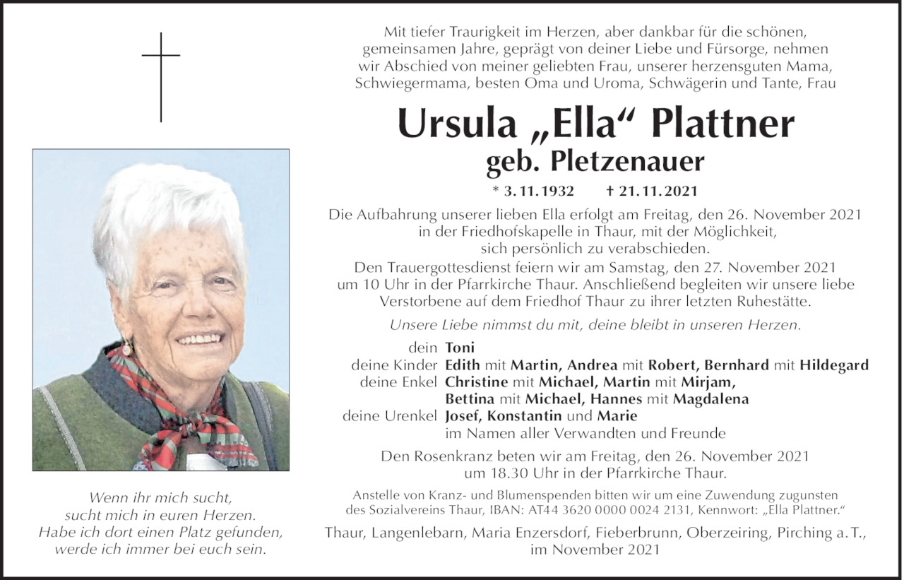 Ursula Plattner Bild