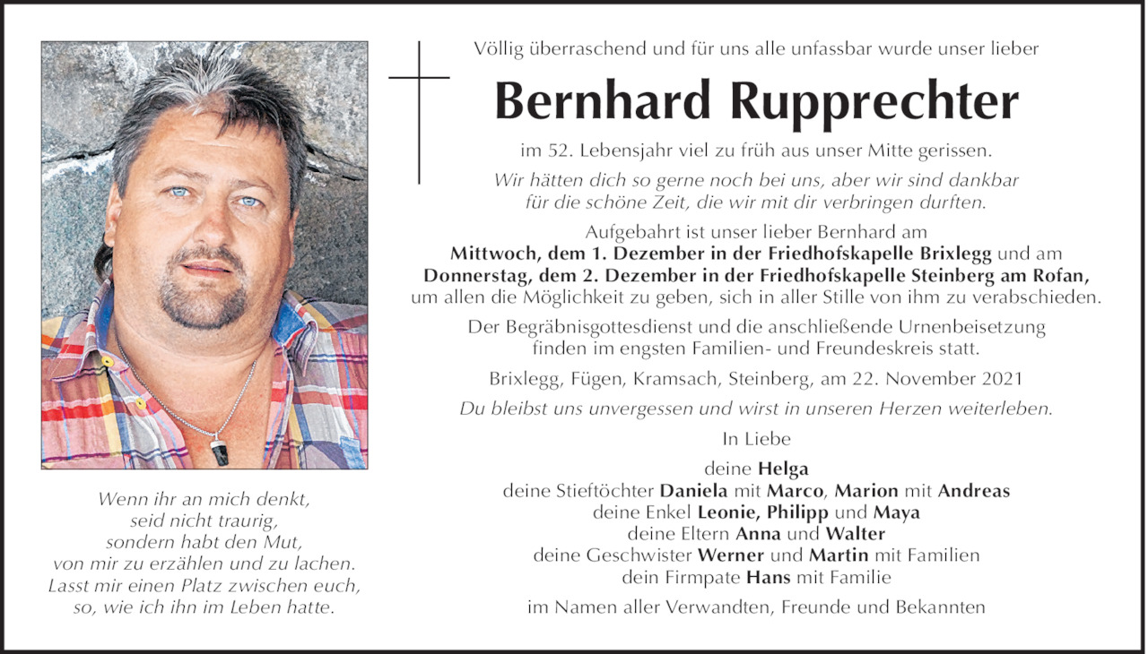 Bernhard Rupprechter Bild