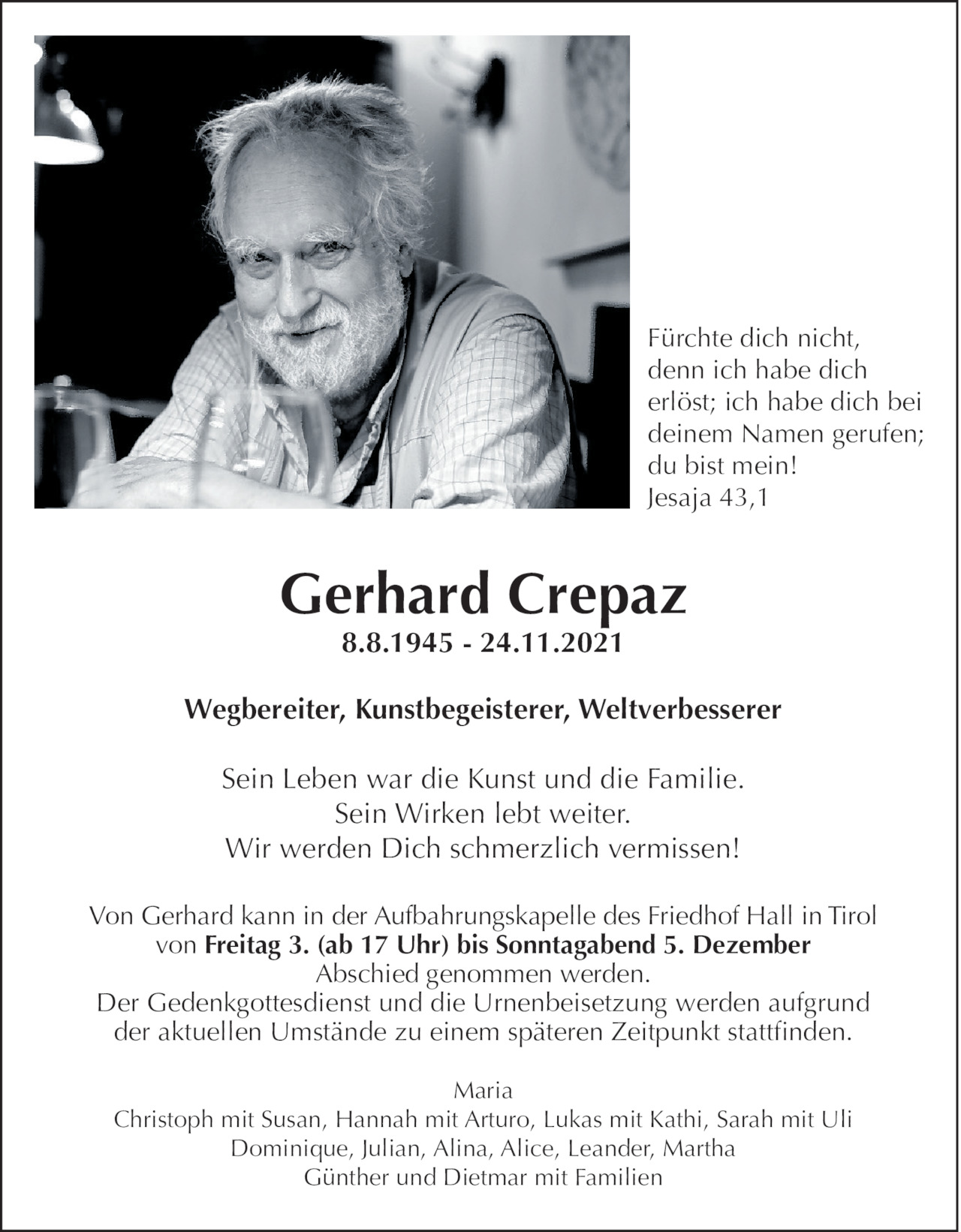 Gerhard Crepaz Bild