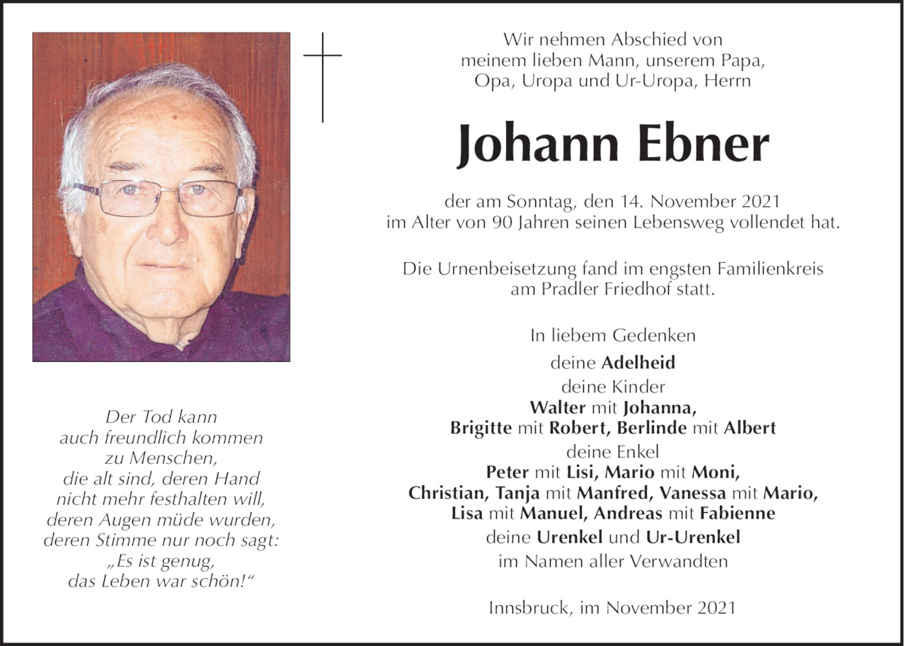 Johann Ebner Bild