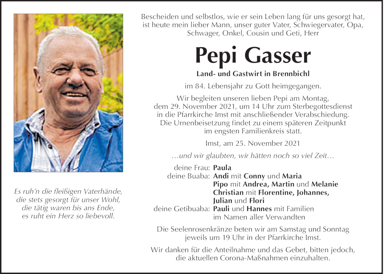 Pepi Gasser Bild