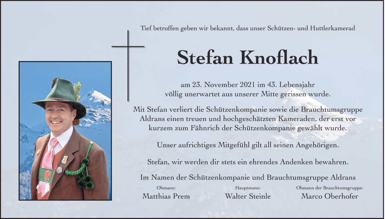 Stefan Knoflach Bild