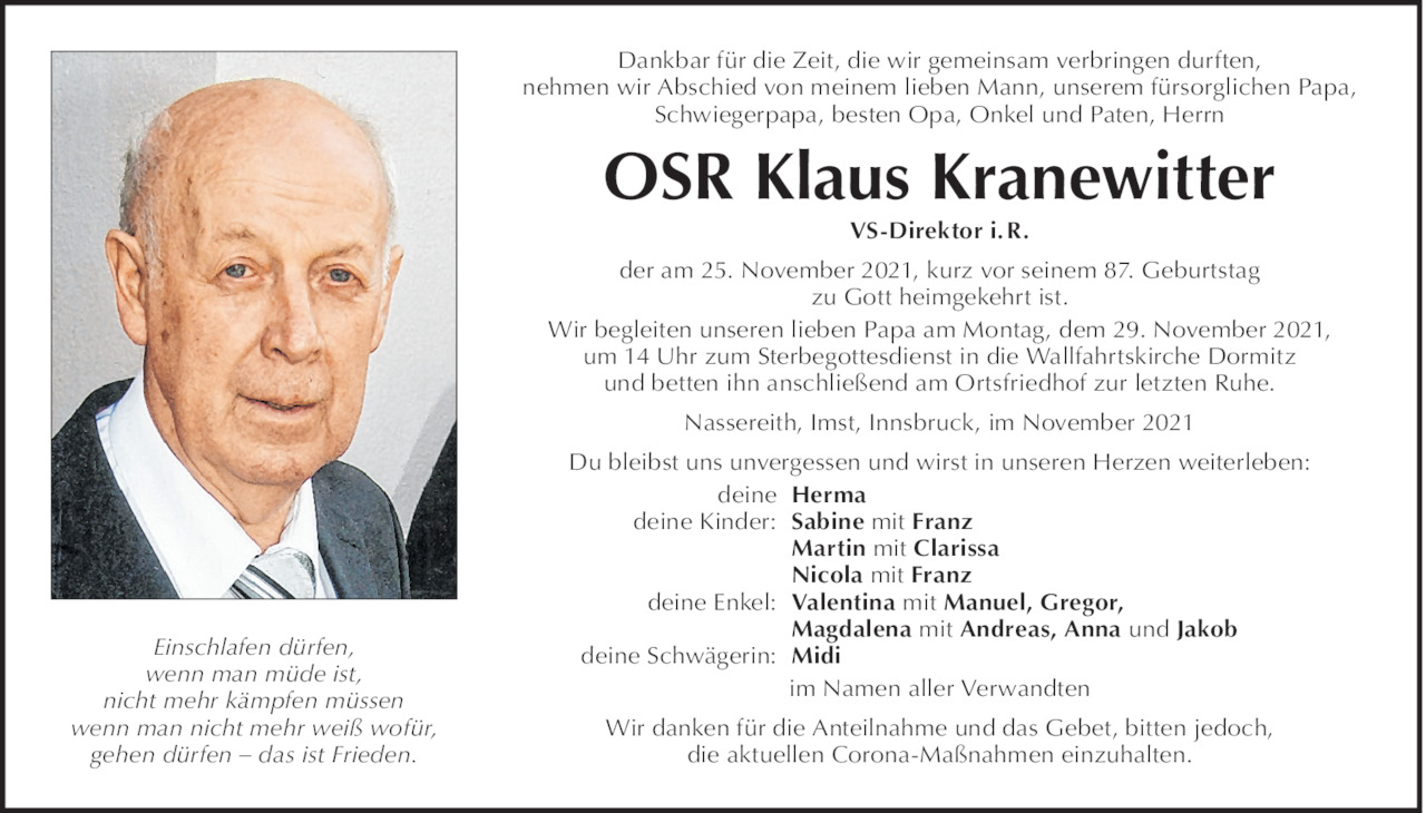 Klaus Kranewitter Bild
