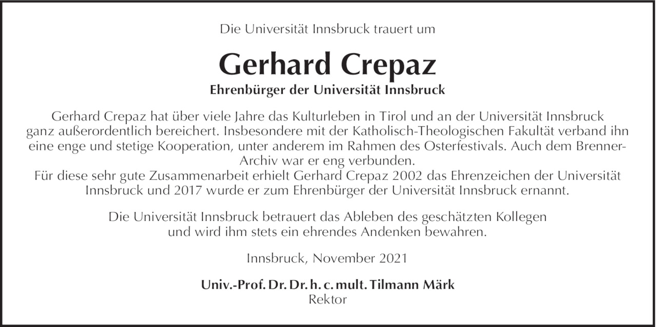 Gerhard Crepaz Bild