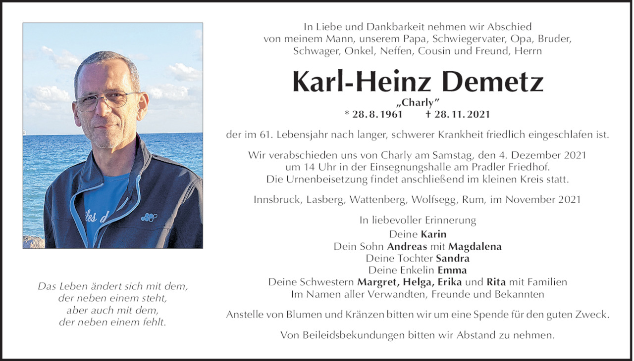 Karl-Heinz Demetz Bild