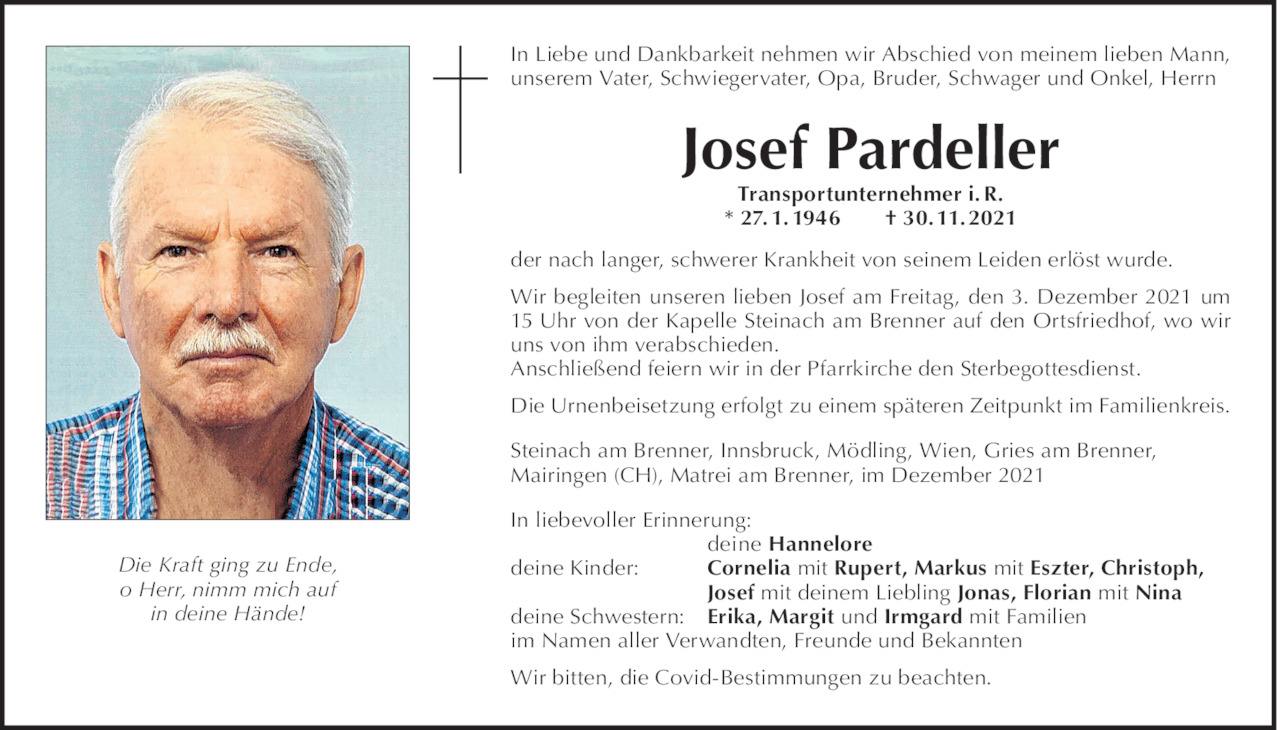 Josef Pardeller Bild