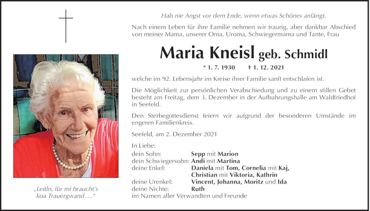 Maria Kneisl Bild