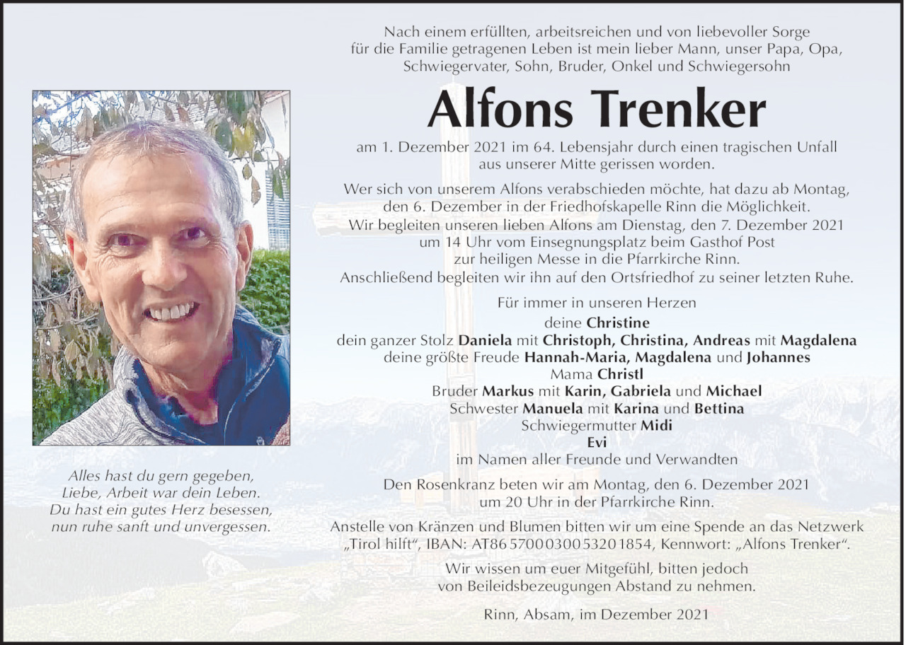 Alfons Trenker Bild
