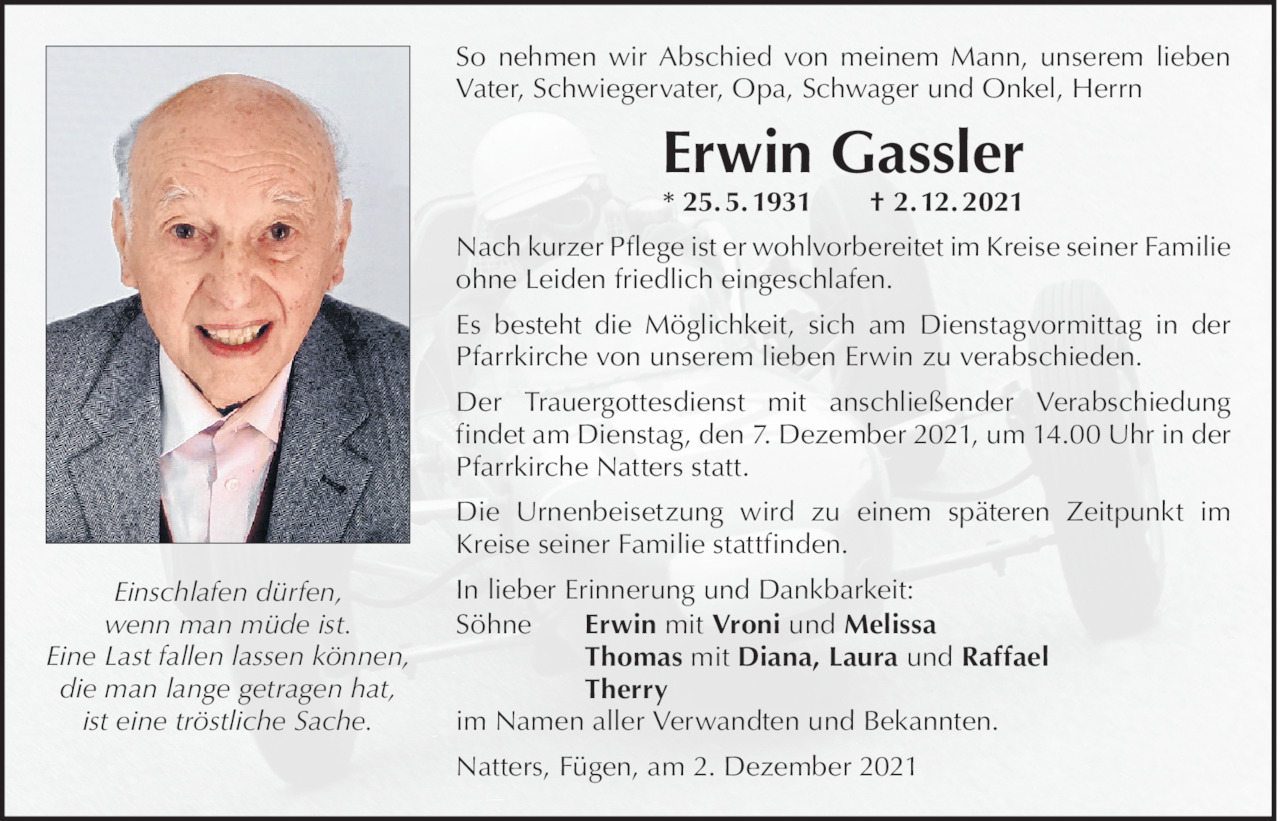 Erwin Gassler Bild