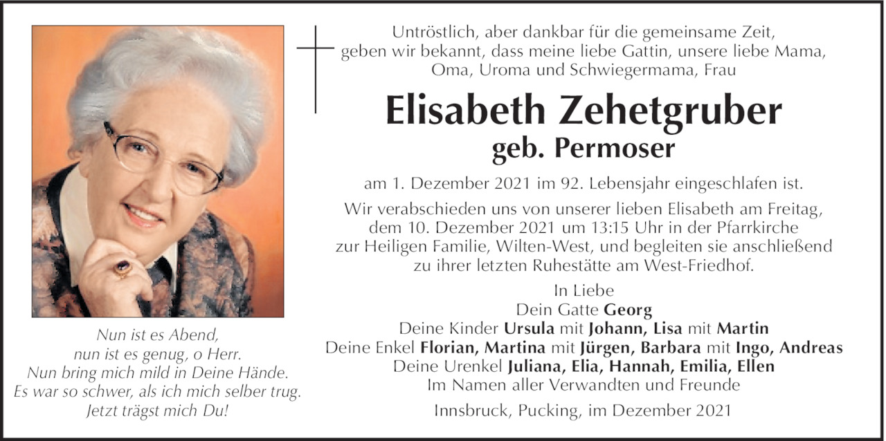 Elisabeth  Zehetgruber Bild