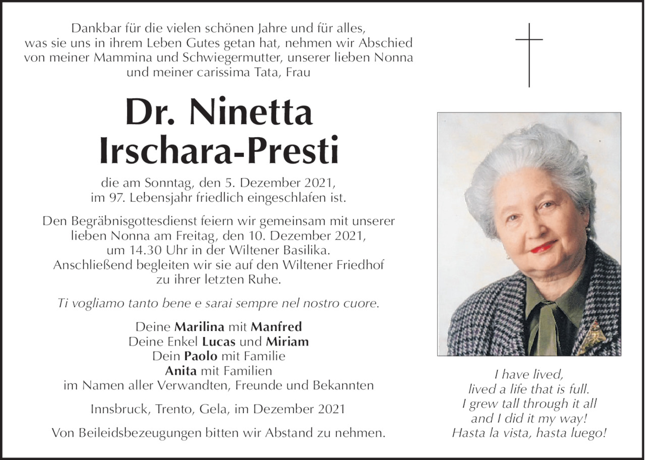 Ninetta Irschara-Presti Bild