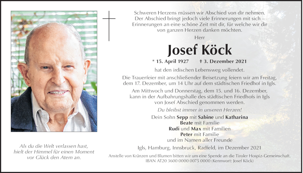 Josef Köck Bild