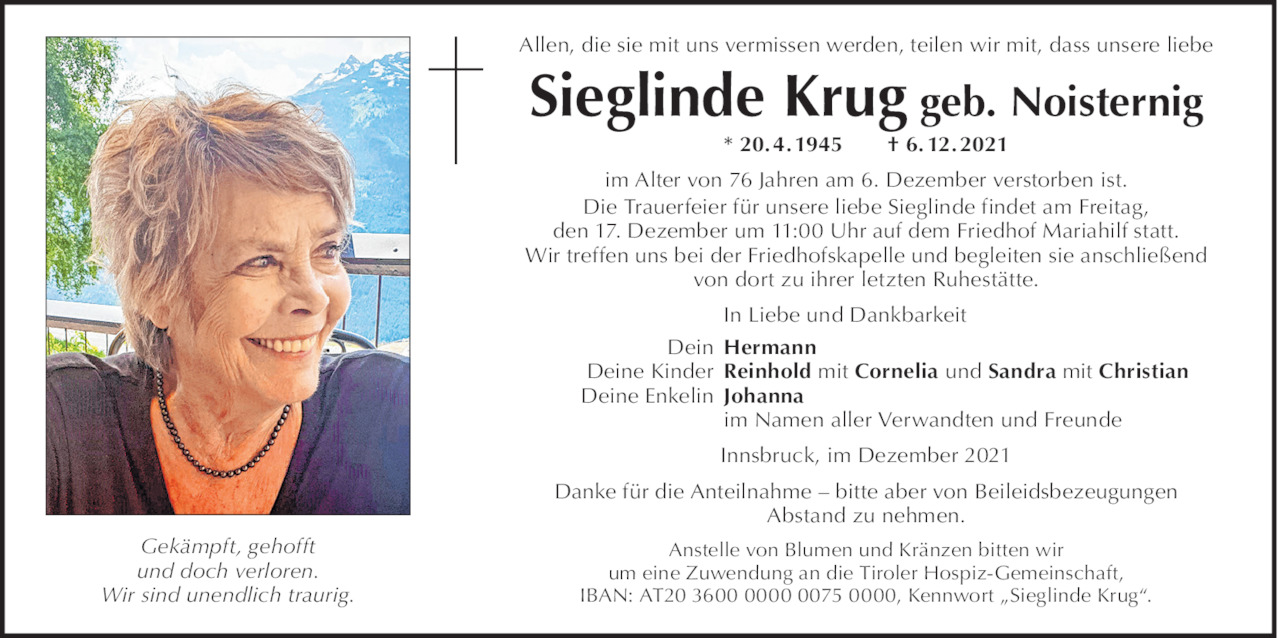 Sieglinde Krug Bild