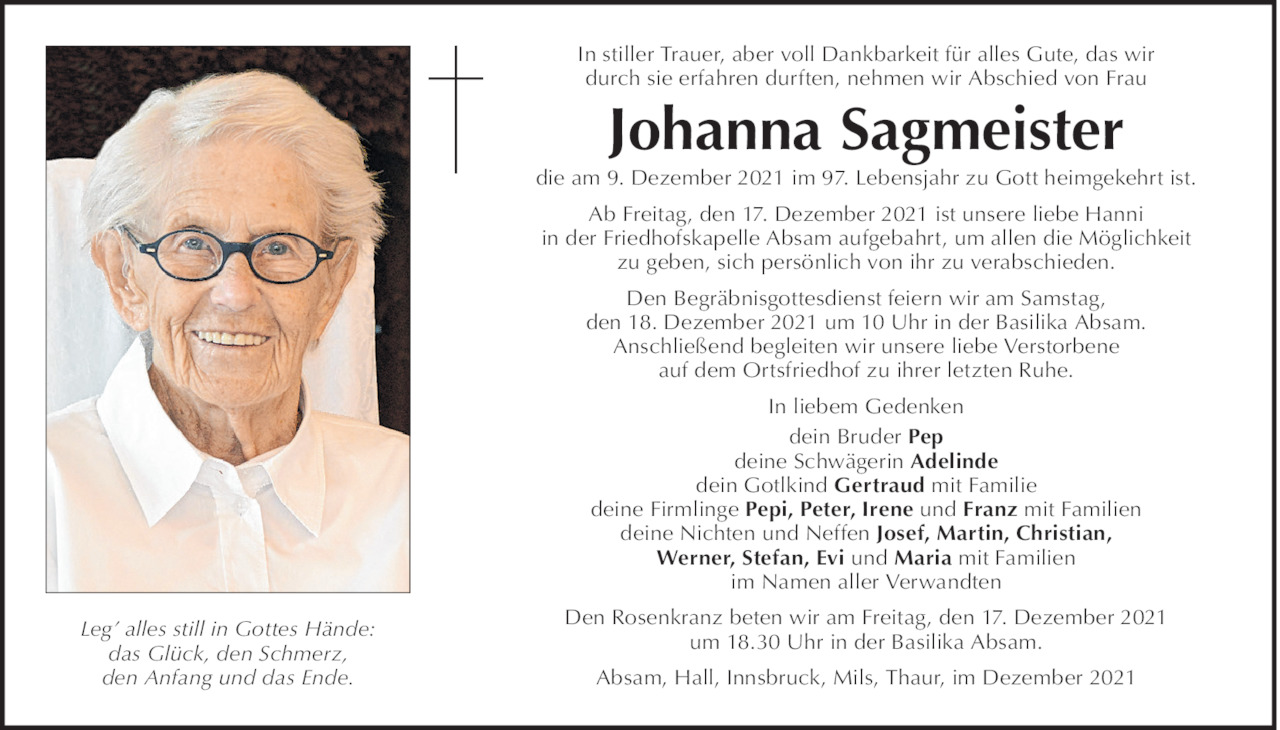 Johanna Sagmeister Bild