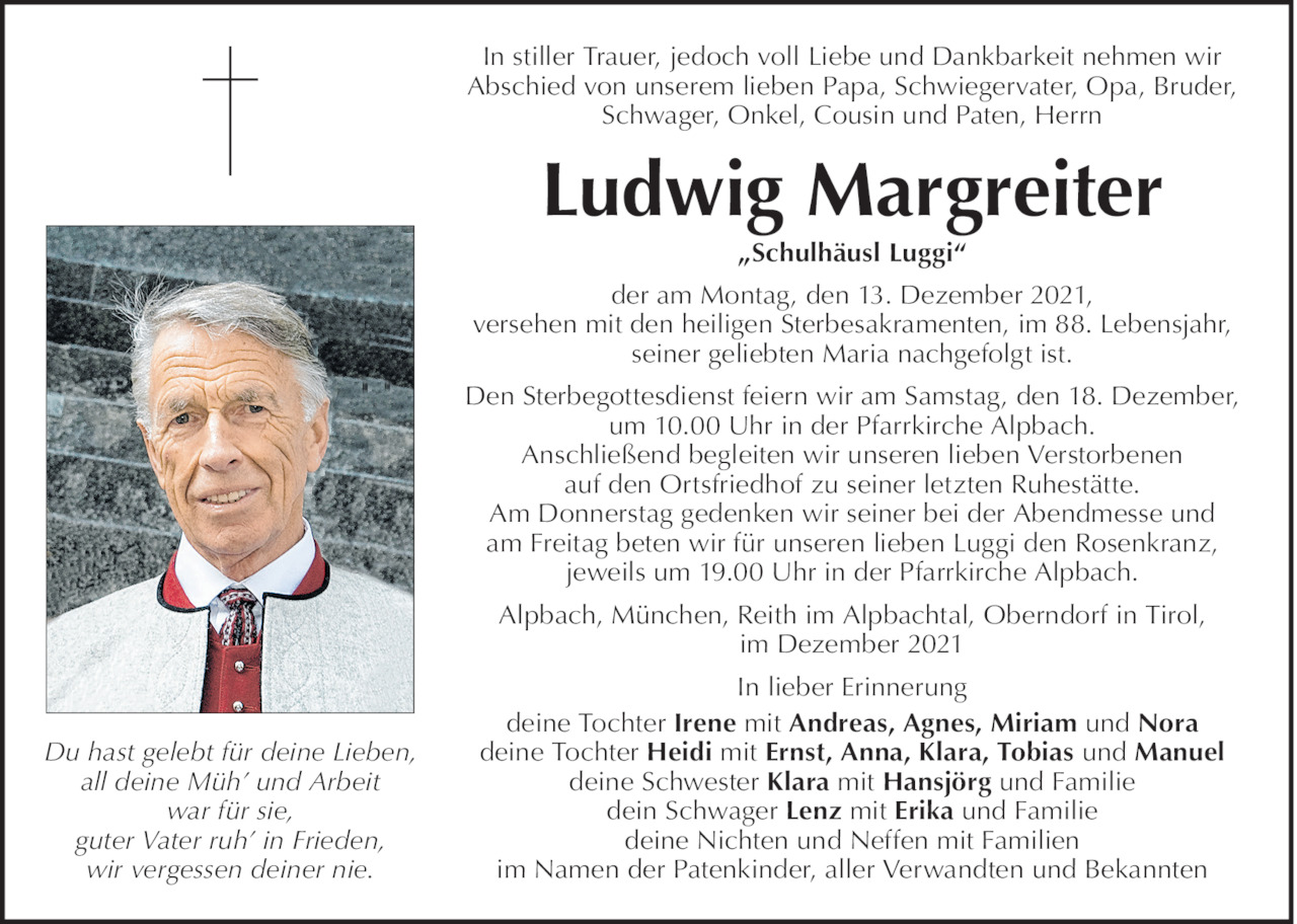 Ludwig Margreiter Bild