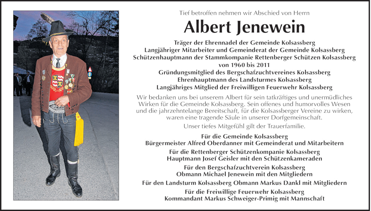 Albert Jenewein Bild