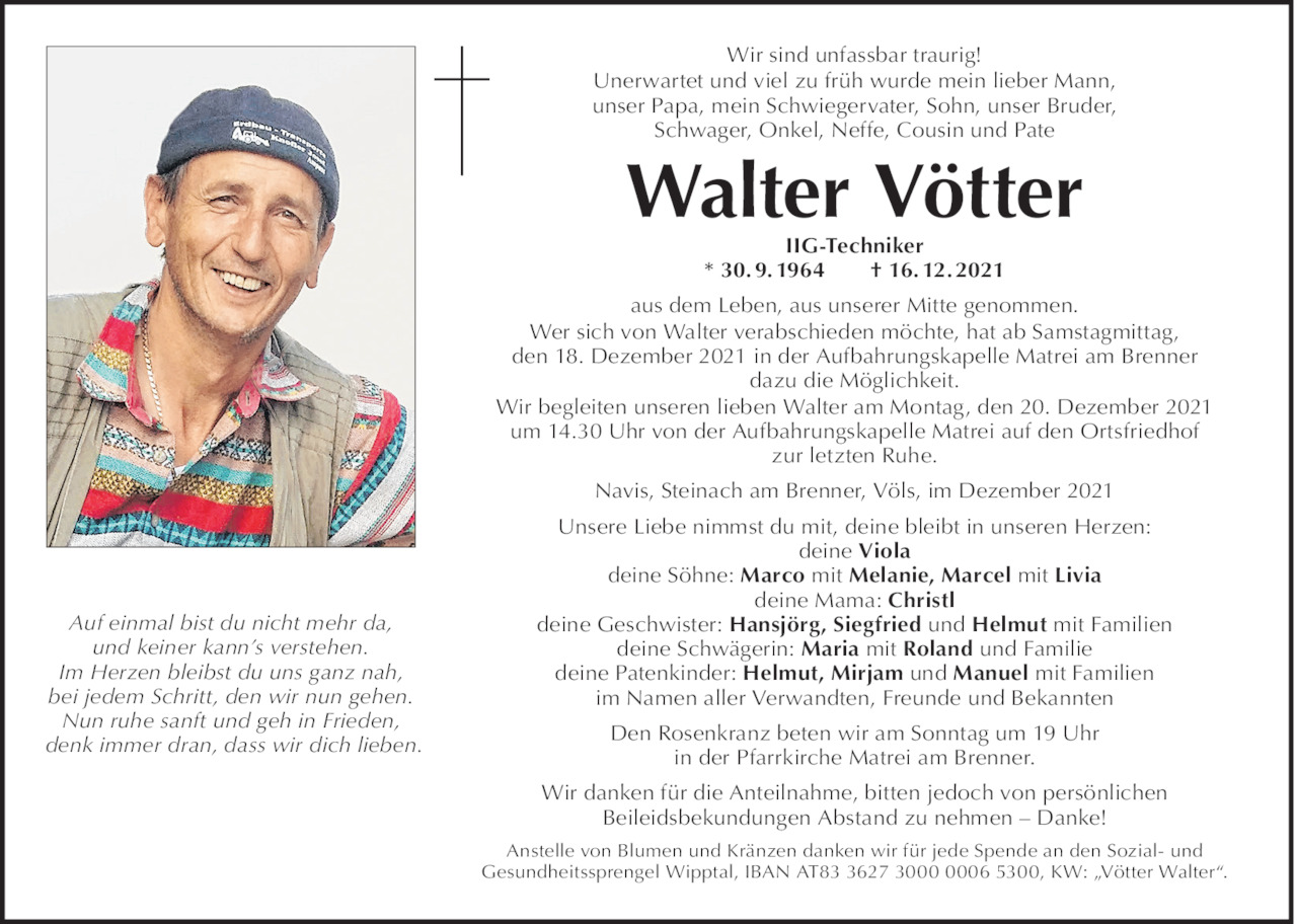 Walter Vötter Bild