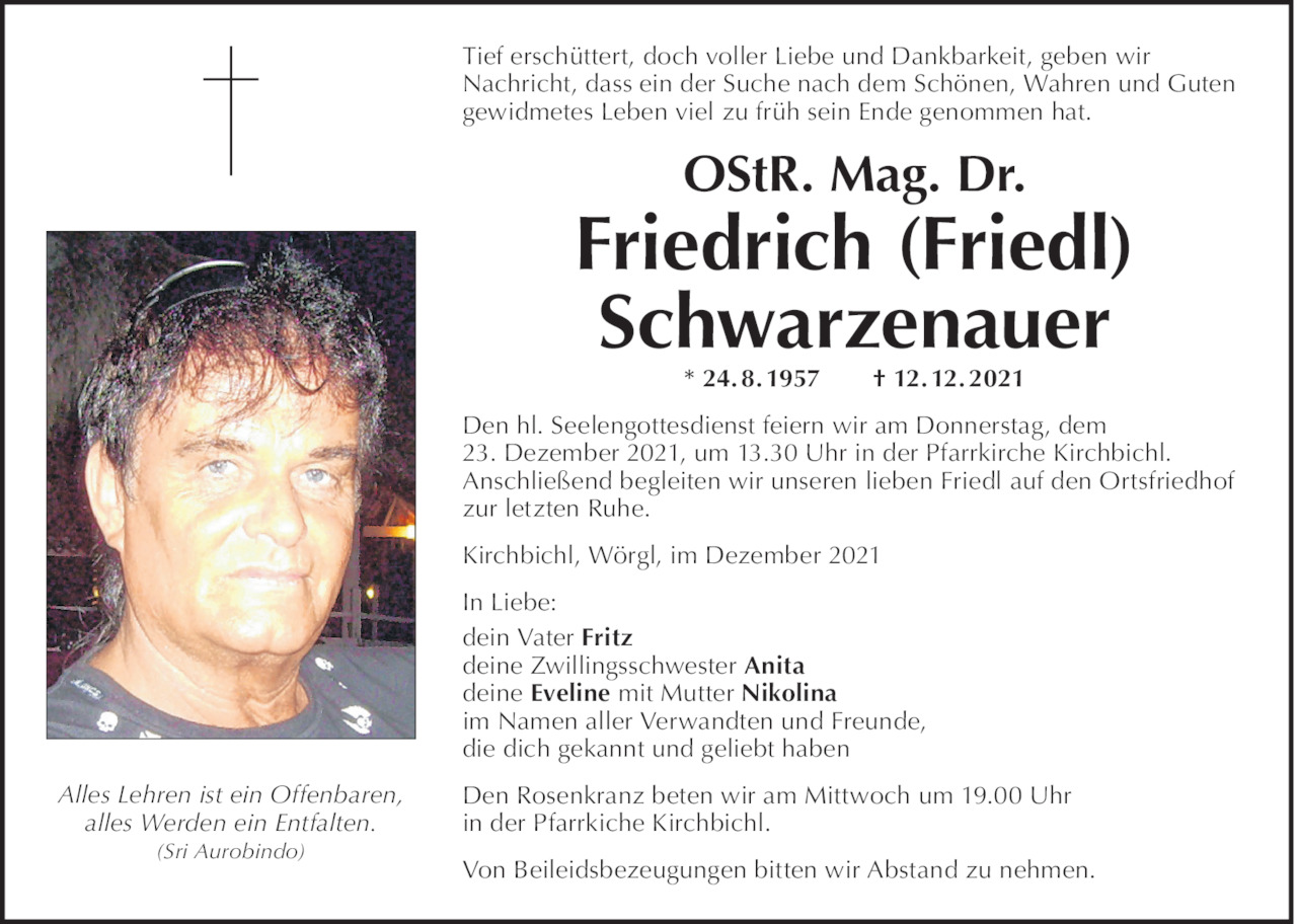 Friedrich Schwarzenauer Bild