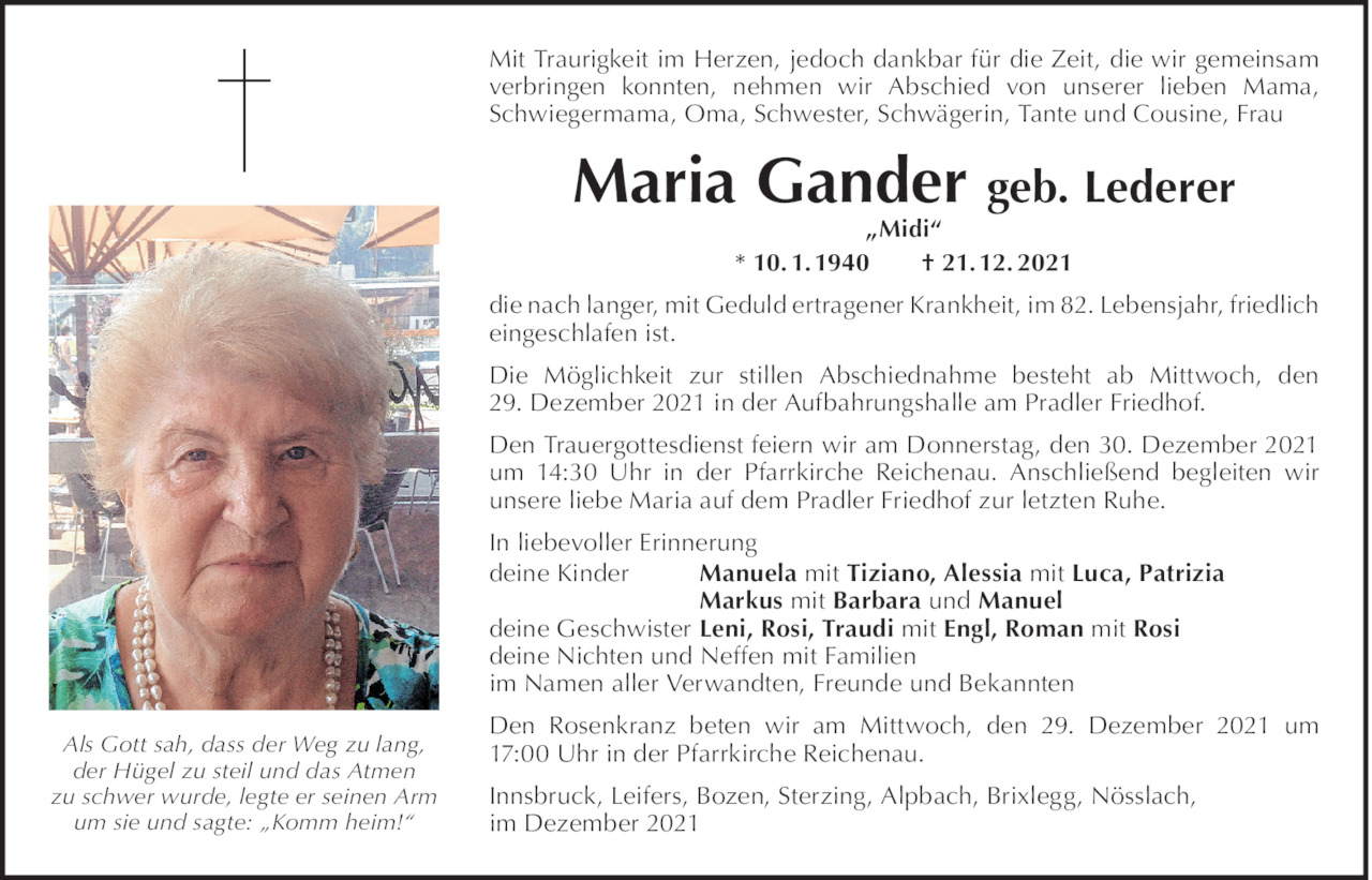 Maria Gander Bild