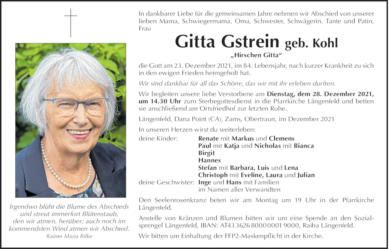 Gitta  Gstrein Bild