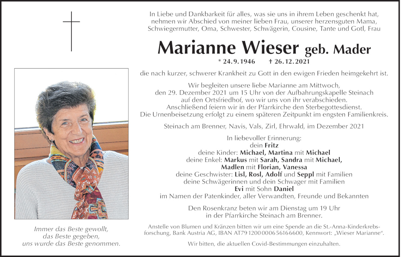 Marianne Wieser Bild