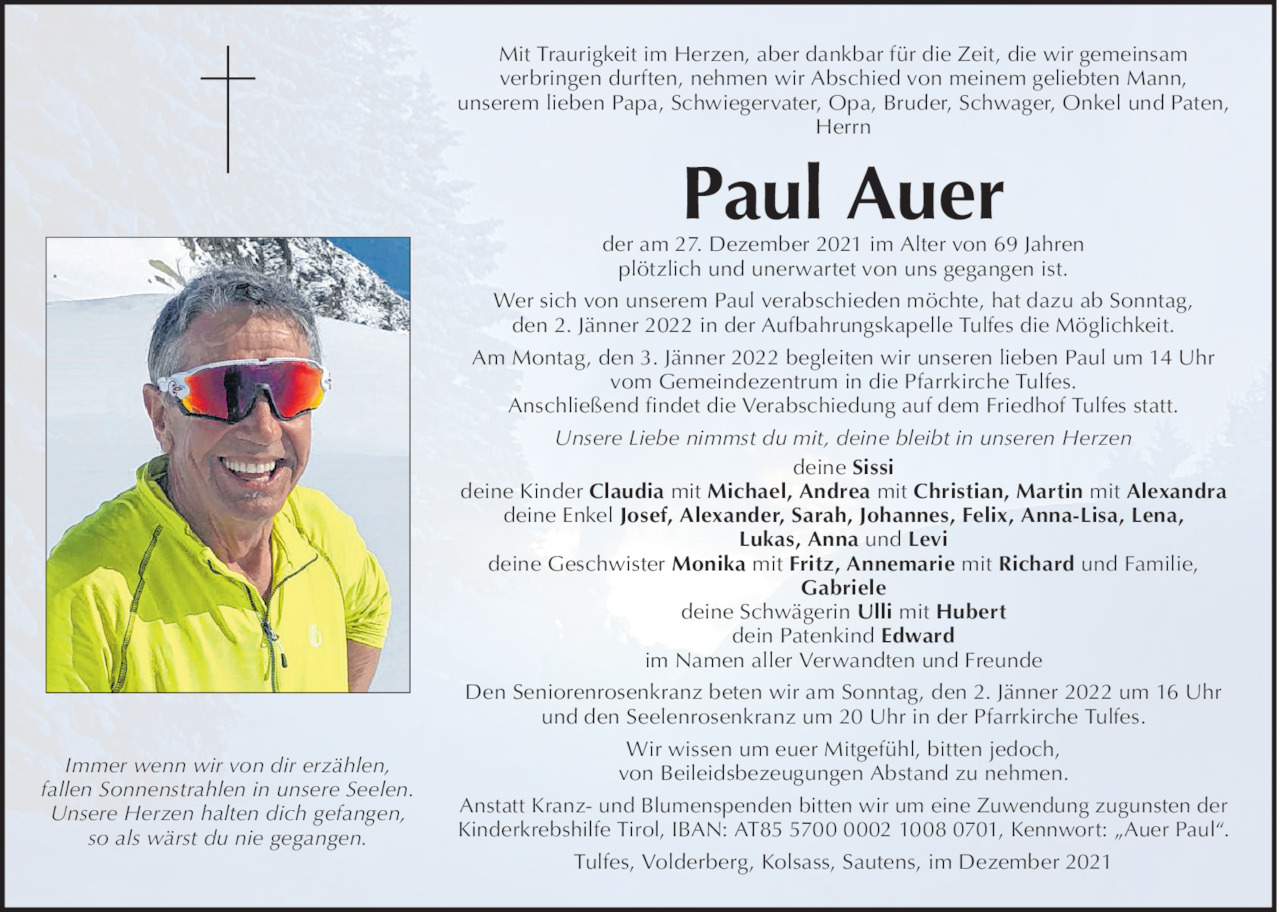 Paul Auer Bild
